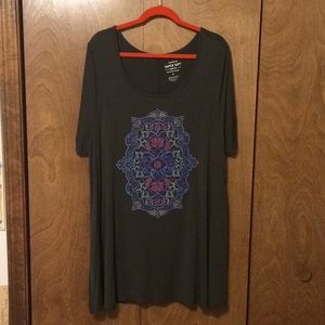 Torrid short sleeve tunic